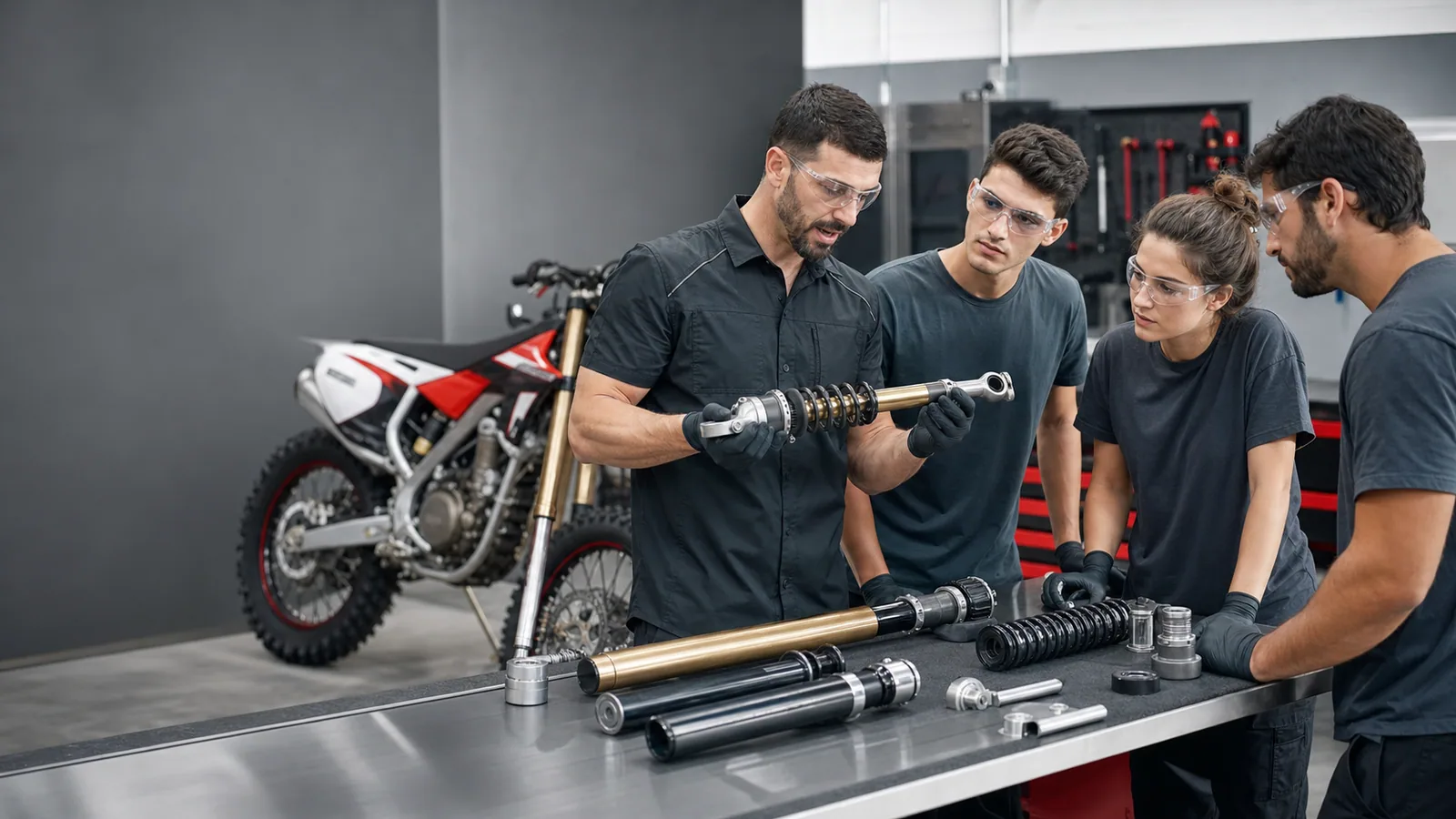 Domine seu Moto com o Curso de Mecânica de Suspensão
